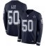 Nike Dallas Cowboys #50 Sean Lee Navy Blue Team Color Mens Stitched NFL Limited Therma Long Sleeve Jersey