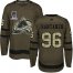 Adidas Colorado Avalanche #96 Mikko Rantanen Green Youth 2022 Stanley Cup Champions Salute To Service Stitched NHL Jersey Youth