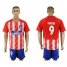 Atletico Madrid #9 Torres Home Soccer Club Jersey