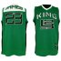 Nike Miami Heat 23 Lebron King James Sewn Green Basketball Jersey Cheap