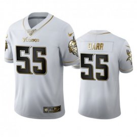 Minnesota Minnesota Vikings #55 Anthony Barr Mens Nike White Golden Edition Vapor Limited NFL 100 Jersey