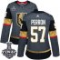Adidas Vegas Golden Knights #57 David Perron Grey Home Authentic 2018 Stanley Cup Final Womens Stitched NHL Jersey