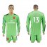 Arsenal #13 Ospina Green Goalkeeper Long Sleeves Soccer Club Jersey
