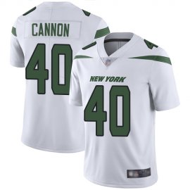 Nike New York Jets #40 Trenton Cannon White Mens Stitched NFL Vapor Untouchable Limited Jersey