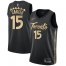 Mens Nike Toronto Raptors #15 Vince Carter Black Basketball Swingman City Edition 2019 20 Jersey