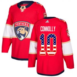 Adidas Florida Panthers #10 Brett Connolly Red Home Authentic USA Flag Stitched Youth NHL Jersey