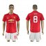 Manchester United #8 Mata Home League Soccer Club Jersey