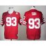 Nebraska Cornhuskers 93# Ndamukong Suh Red College Football Jersey