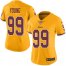 Nike Washington Football Team #99 Chase Young Gold Womens Stitched NFL Limited Rush Jersey