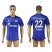 Schalke 04 #22 Uchida Blue Home Soccer Club Jersey