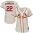 St.Louis Cardinals #22 Jack Flaherty Cream Alternate Womens Stitched MLB Jersey