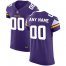 Nike Minnesota Vikings Customized Purple Team Color Stitched Vapor Untouchable Elite Mens NFL Jersey