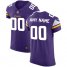 Nike Minnesota Vikings Customized Purple Team Color Stitched Vapor Untouchable Elite Mens NFL Jersey
