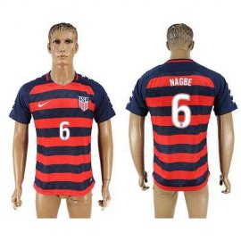 USA #6 Nagbe Away Soccer Country Jersey