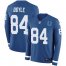 Nike Indianapolis Colts #84 Jack Doyle Royal Blue Team Color Mens Stitched NFL Limited Therma Long Sleeve Jersey