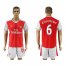 Arsenal #6 Koscielny Home Soccer Club Jersey
