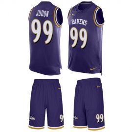 Nike Baltimore Ravens #99 Matthew Judon Purple Team Color Mens Stitched NFL Limited Tank Top Suit Jersey
