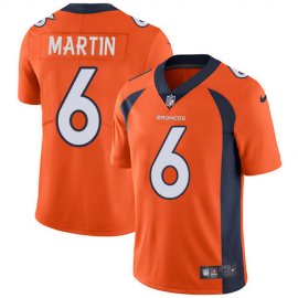Nike Denver Broncos #6 Sam Martin Orange Team Color Youth Stitched NFL Vapor Untouchable Limited Jersey