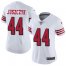 Nike San Francisco 49ers #44 Kyle Juszczyk White Rush Womens Stitched NFL Vapor Untouchable Limited Jersey