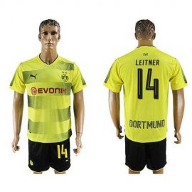 Dortmund #14 Leitner Home Soccer Club Jersey