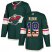 Adidas Minnesota Wild #19 Luke Kunin Green Home Authentic USA Flag Stitched NHL Jersey