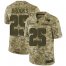 Nike New England Patriots #25 Terrence Brooks Camo Mens Stitched NFL Limited 2018 Salute To Service Jersey