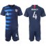 USA #4 Bradley Away Soccer Country Jersey