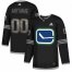 Mens Adidas Canucks Personalized Authentic Black Classic NHL Jersey