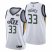 Nike Utah Jazz #33 Elijah Hughes White Mens 2021-22 NBA 75th Anniversary Diamond Swingman Jersey – Association Edition Mens
