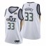 Nike Utah Jazz #33 Elijah Hughes White Mens 2021-22 NBA 75th Anniversary Diamond Swingman Jersey – Association Edition Mens