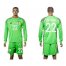 Germany #22 Ter Stegen Green Goalkeeper Long Sleeves Soccer Country Jersey