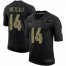 Seattle Seahawks #14 DK Metcalf Mens Nike 2020 Salute To Service Camo Limited NFL Jersey Black