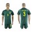 Brazil #3 Miranda Away Soccer Country Jersey
