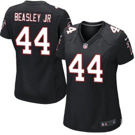 Nike Atlanta Falcons #44 Vic Beasley Jr Black Alternate Womens Stitched NFL Elite Jersey