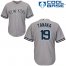 New York Yankees #19 Masahiro Tanaka Grey Cool Base Stitched Youth MLB Jersey