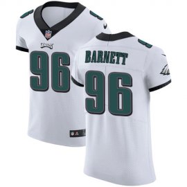 Nike Philadelphia Eagles #96 Derek Barnett White Mens Stitched NFL Vapor Untouchable Elite Jersey