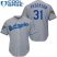 Los Angeles Dodgers #31 Joc Pederson Grey Cool Base 2018 World Series Stitched Youth MLB Jersey