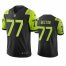 New York New York Jets #77 Mekhi Becton Mens Nike Black Green City Edition Vapor Limited Jersey