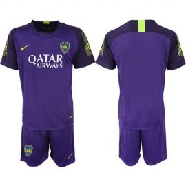 Boca Juniors Blank Purple Goalkeeper Soccer Club Jersey