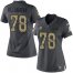 Nike Pittsburgh Steelers #78 Alejandro Villanueva Black Womens Stitched NFL Limited 2016 Salute to Service Jersey