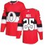 Adidas Ottawa Senators #25 Chris Neil Red Authentic 2017 100 Classic Stitched Youth NHL Jersey