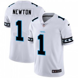 Carolina Carolina Panthers #1 Cam Newton Nike White Team Logo Vapor Limited NFL Jersey
