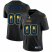 Los Angeles Chargers Custom Mens Nike Team Logo Dual Overlap Limited NFL Jersey Black