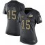 Nike Kansas City Chiefs #15 Patrick Mahomes Black Womens Super Bowl LV Bound Stitched NFL Limited 2016 Salute to Service Jersey