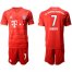 Bayern Munchen #7 Ribery Home Soccer Club Jersey