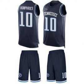 Nike Tennessee Titans #10 Adam Humphries Navy Blue Team Color Mens Stitched NFL Limited Tank Top Suit Jersey