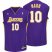 Los Angeles Lakers 10 Steve Nash Purple Revolution 30 Swingman NBA Jerseys Cheap