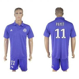 Marseille #11 Payet Sec Away Soccer Club Jersey