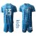 Mexico #13 G.Ochoa Blue Goalkeeper Kid Soccer Country Jersey