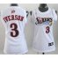 Cheap Women Philadelphia 76ers 3 Allen Iverson White Revolution 30 Swingman NBA Jersey